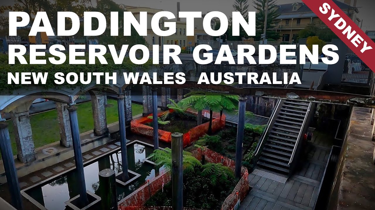 Experience a virtual stroll through Paddington Reservoir Gardens.