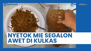 Viral, Penampakan Mie Segalon. Warganet: Emang Boleh se Nyetok itu?