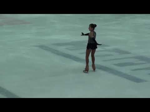 Marina Nikolova Short program Advanced Novice TRIGLAV TROPHY 2018
