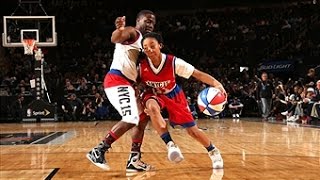 Still basking in the limelight earned from her stellar Little League World Series performance, Mo'ne Davis hit Celebrity Game MVP Kevin Hart with the spin cycle during a 57-51 victory for Davis' side. 

