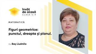 "Figuri geometrice punctul, dreapta și planul"