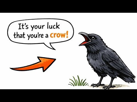 It's your luck that you're a CROW!