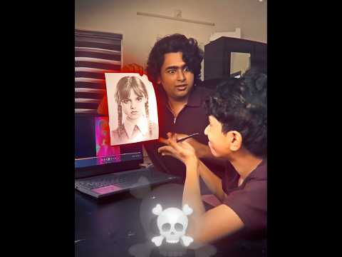 His hidden drawing talent no one expected  😱✍️