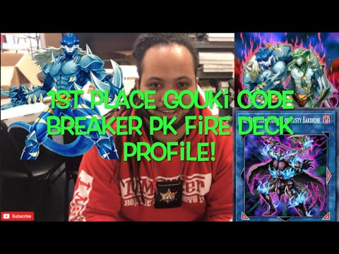 Yu-Gi-Oh! Locals! 1st Place GOUKI Code Breaker PK Fire Deck Profile! | Rogue+Budget! | October 2020
