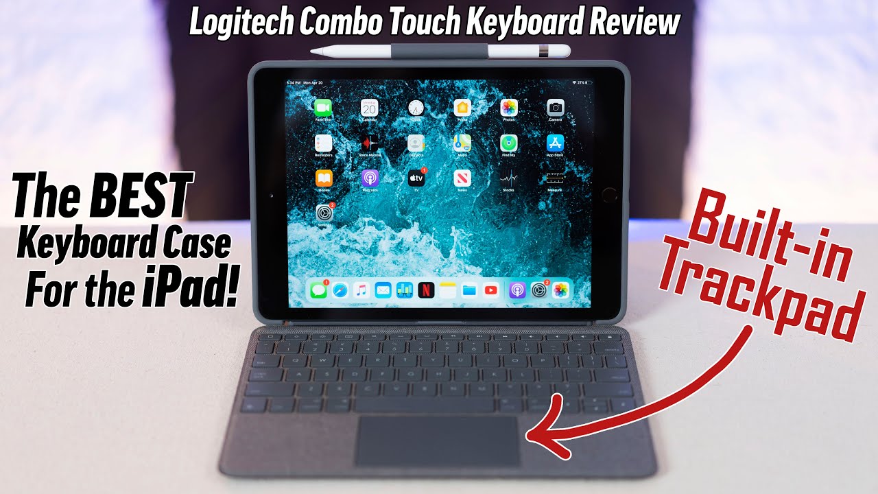 Logitech Combo Trackpad Keyboard Case for iPad Review