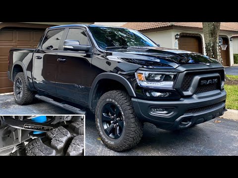 2020 Ram Rebel ReadyLift 2" Leveling Kit - What a difference!!