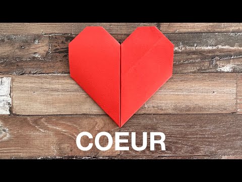 Comment faire un Origami Coeur en Papier ❤️