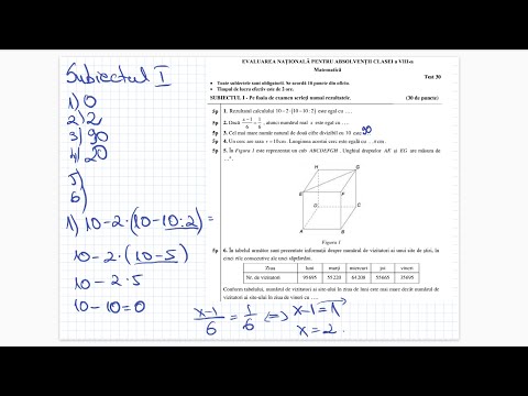 National Assessment 2020 - Test 30 - Subject 1 - Practice tests - 8th grade