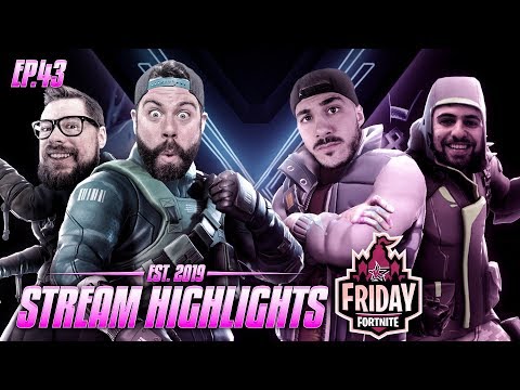 FRIDAY FORNITE vs NICKMERCS and SYPHERPK! FUNNY MOMENTS - Nick28T Stream Highlights #43 2019