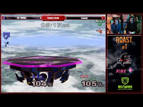 ROAST #1 - Melee Losers Semi - Meljin (Falco) vs. Fauster (Samus)