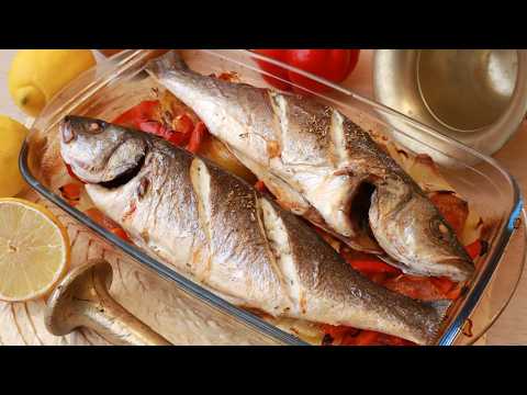 LUBINA AL HORNO FÁCIL Y RÁPIDO