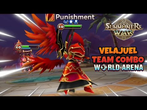 Velajuel Team Combo in World Arena Ep. 3 - Summoners War