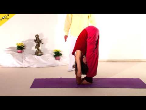 Vorwärtsbeuge - stehend - Variationen - Praktische Anleitung (Auszug aus Yoga Anfängerstunde)
