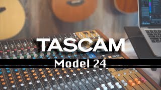 Video thumbnail for TASCAM Model 24 Review - Digital Mixing Console and More by Corner Music