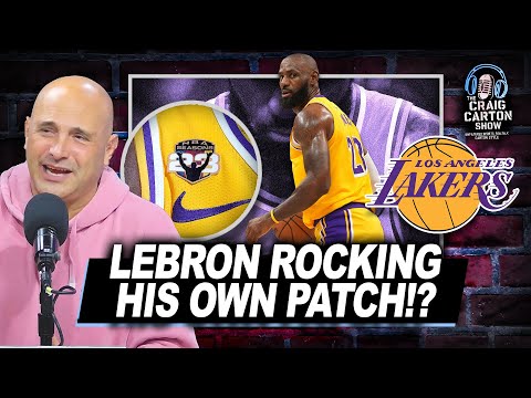 LEBRON'S NEW PATCH! Deserved or Embarrassing? | The Craig Carton Show