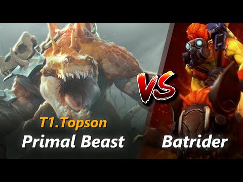 Topson mid Primal Beast vs Batrider | First 10 minutes