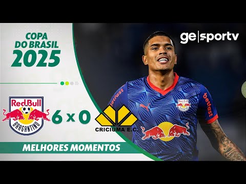 Gols e lances de Red Bull Bragantino x Criciúma