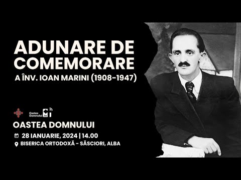 Adunarea de comemorare a fr. înv. Ioan Marini (1908 - 1947) – Săsciori, Alba