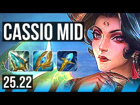 CASSIOPEIA vs GALIO (MID) | KR Grandmaster | 25.22