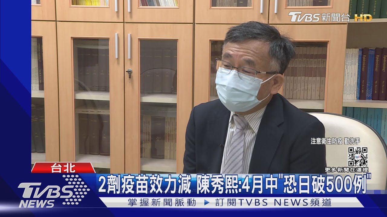 2劑疫苗效力減 陳秀熙:4月中「恐日破500例」