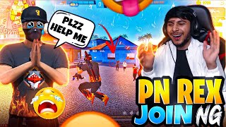 PN REX Got Kicked 💔 From PN ? 🥺 || Testing Pn Rex 1 vs 5 To Join NG - Garena Free Fire