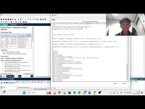 1.6.1 Packet Tracer - Implement a Small Network