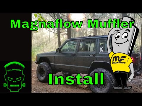 Magnaflow muffler install on a 1998 Jeep Cherokee XJ