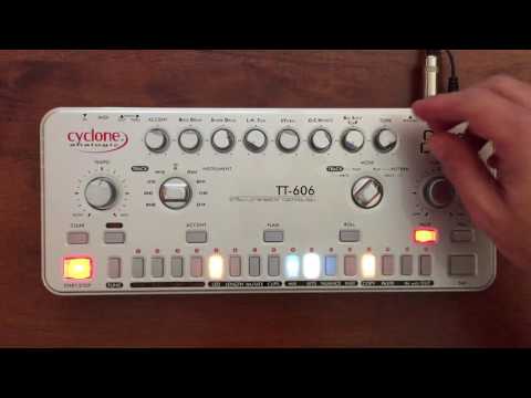 Cyclone Analogic TT-606 Drum Machine Pt.  2 "Making Beats"