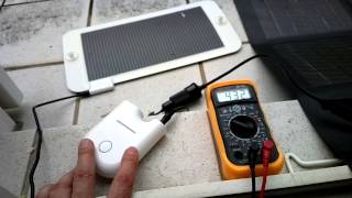 Changers Solar Charger and 25W Panel in Low Light