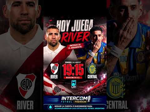 HOY JUEGA RIVER⚪🔴⚽️ #shorts #viral #futbolargentino #river #riverplate #central #argentina #futbol