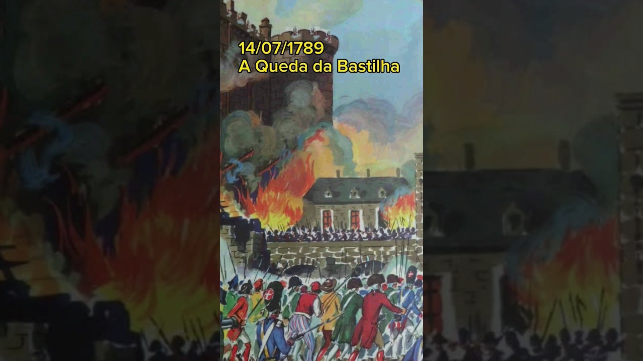 A Queda da Bastilha (14/07/1789). #short #shorts #historia #frança #hoje #curiosidades #monarquia