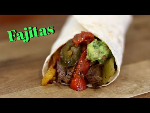 Beef Flank steak Fajita Mexican Recipe - International Cuisines