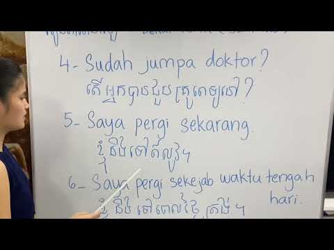 Malay Language Lesson  -  Medical Consultation