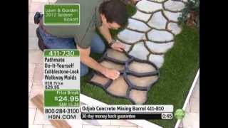 Do-It-Yourself Cobblestone-Look Walkway Molds by Pathmate