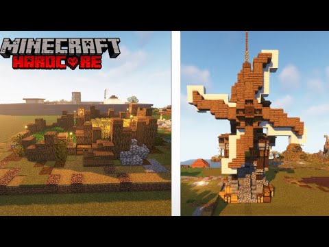 EPIC! I built a massive windmill in Minecraft!