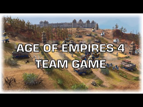 UMA BATALHA SAGRADA Feat Vicentin - Age of Empires 4 gameplay – Team game PtBr