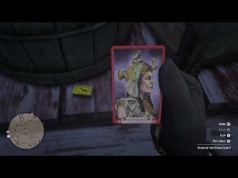 Stars Of The Stage Cigarette Card 7 - Isadore Reid - Map Location - RDR2