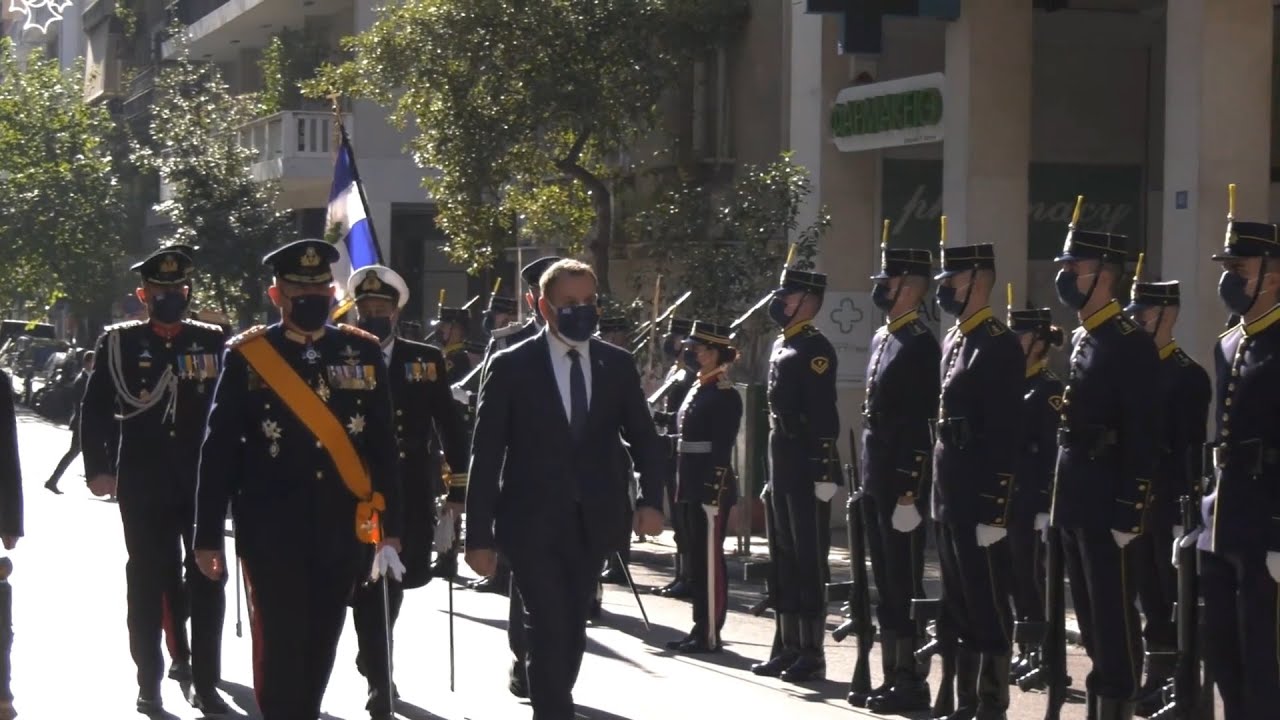 Ο Υπουργός Εθνικής Άμυνας στους εορτασμούς της Ημέρας των Ενόπλων Δυνάμεων