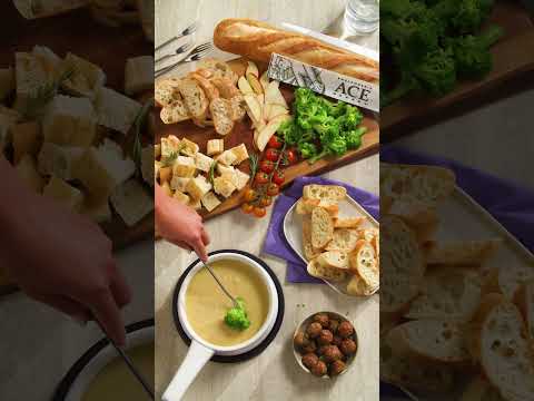 The Ultimate Cheese Fondue Recipe! #fondue #dinnerparty #dinnerideas #fondueparty