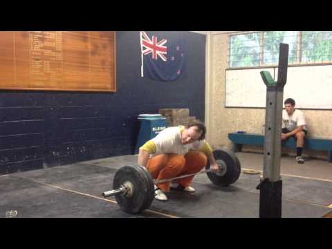Gillies Ave Olympic Weightlifting - 28/7/13 Training Lifts - Caleb Symon - Olympic Weightlifting