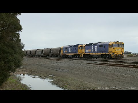7731V Grain Train Departs After Refueling At Gheringhap (14/8/2020) - PoathTV Australian Railways