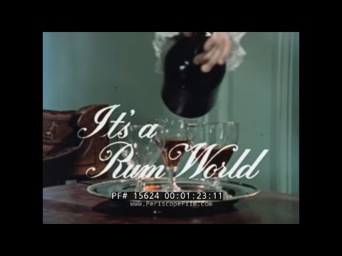 "IT'S A RUM WORLD"  1973 UNITED RUM MERCHANTS PROMO FILM  JAMAICA   GUYANA  SCOTLAND 15624