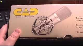 Video thumbnail for CAD GXL2200 Condenser Microphone Review & Test by stereophonicstuff