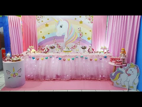 Decoração de Festa Infantil Unicórnio