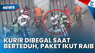Beraksi di Siang Bolong! Gerombolan Begal Rampas Motor Kurir Paket saat Berteduh di Emperan Rumah