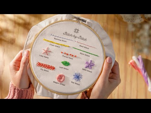 Embroidery 101:  Hand Embroidery Basics for Beginners