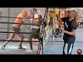 MIKE TYSON PUMMELS BODY SHIELD IN NEW TRAINING LEAK AS ROY JONES JR AMPS UP TRAINING FOR TYSON!