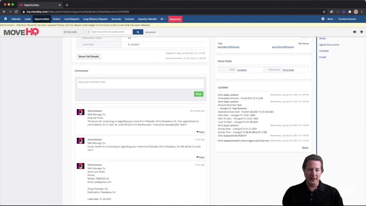 MoveHQ CRM: Demo Video
