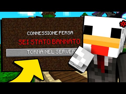 HO BANNATO BELLAFACCIA PER 30 GIORNI DAL MIO MONDO - MINECRAFT ITA