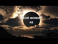 Stevie Wonder - AS (lyrics HD)